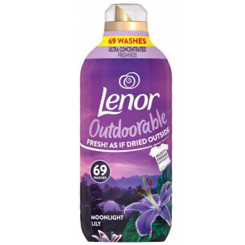 Кондиціонер для білизни Lenor Outdoorable Moonlight Lily, 69 прань, 966 мл
